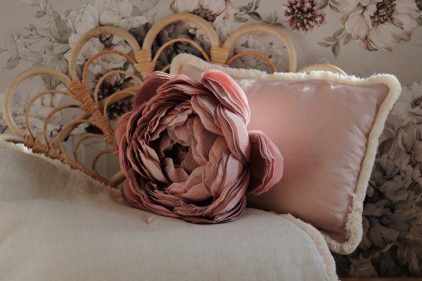 Lampe montgolfière en bois - Rose – Image 3