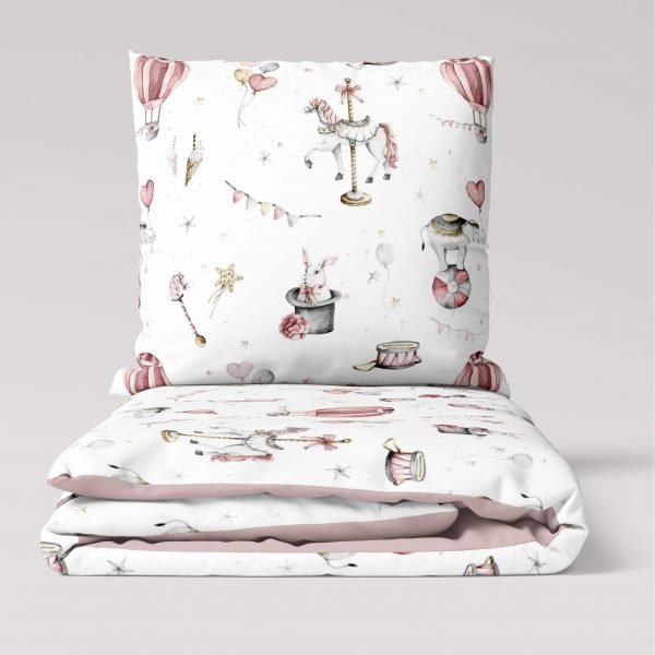 Set di biancheria da letto Pink Circus