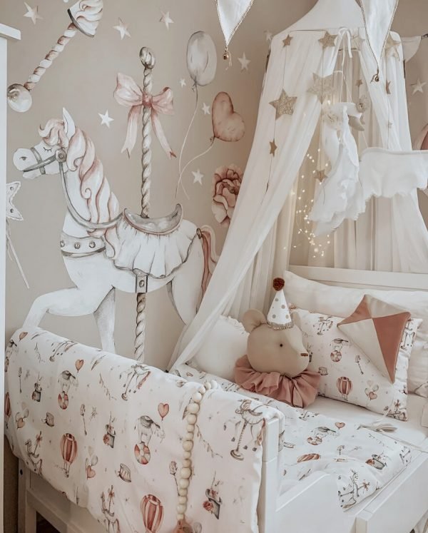 Pink Circus bedding set - Image 3