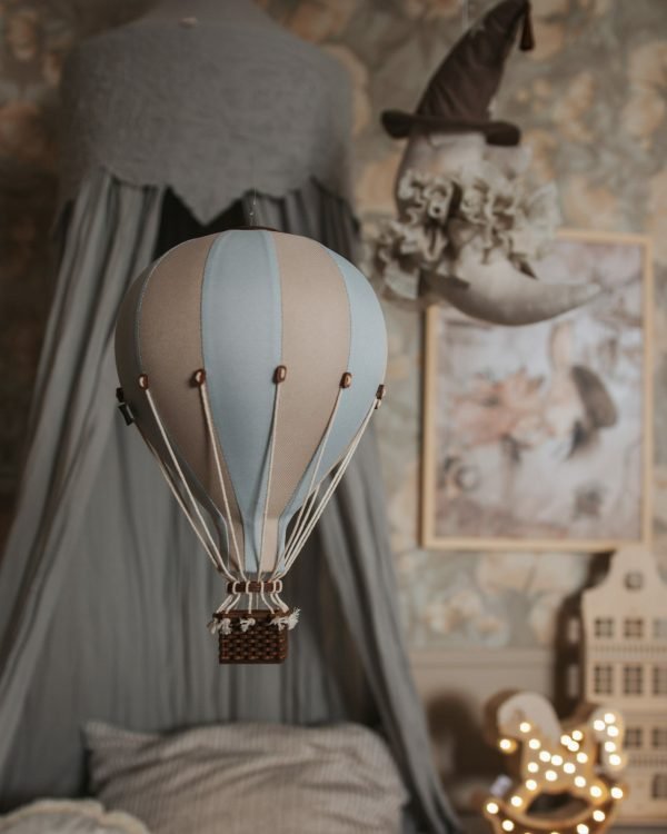 Lucht ballon- Blue& Beige - Afbeelding 2