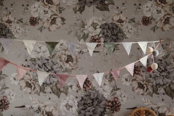 "Dreamy Tones & Pompoms " Garland - Image 6