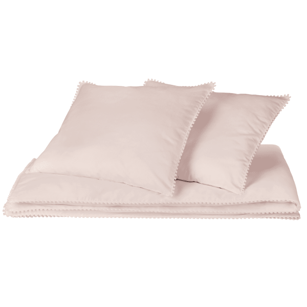 Powder Pink linen bedding set- Cotton & Sweets 140 x 200cm