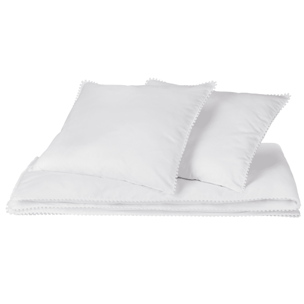 Soft White linen bedding set- Cotton & Sweets 140 x 200cm