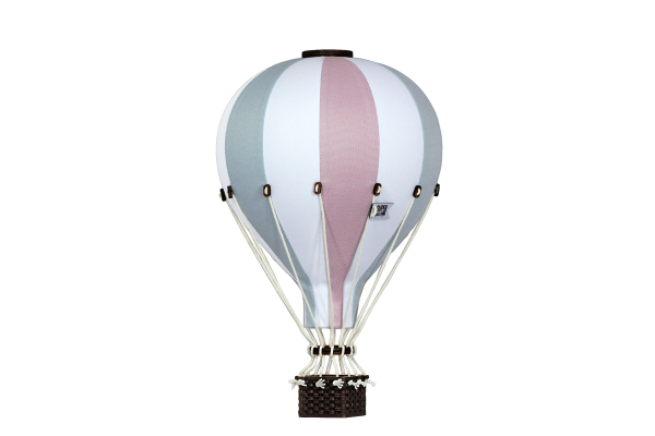 Air balloon- Pink Gray White