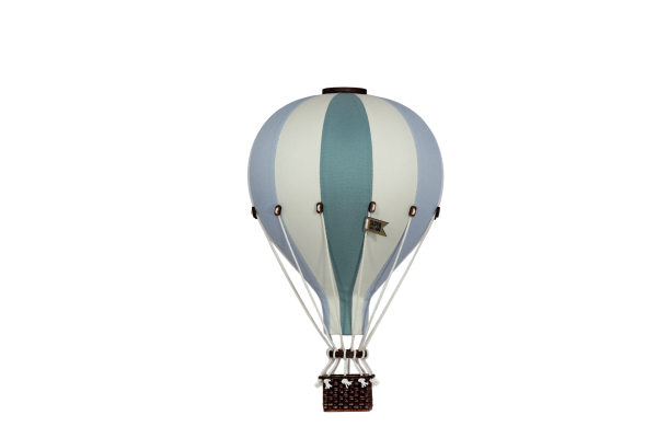 Lucht ballon- Green cream Blue/Gray