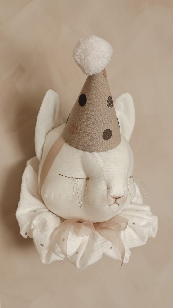 Cat-Cream-with hat ' Daisy' - Image 3