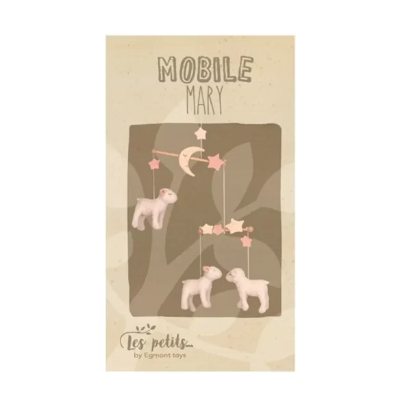 Mobile -Lambs, including wooden holder - Image 2