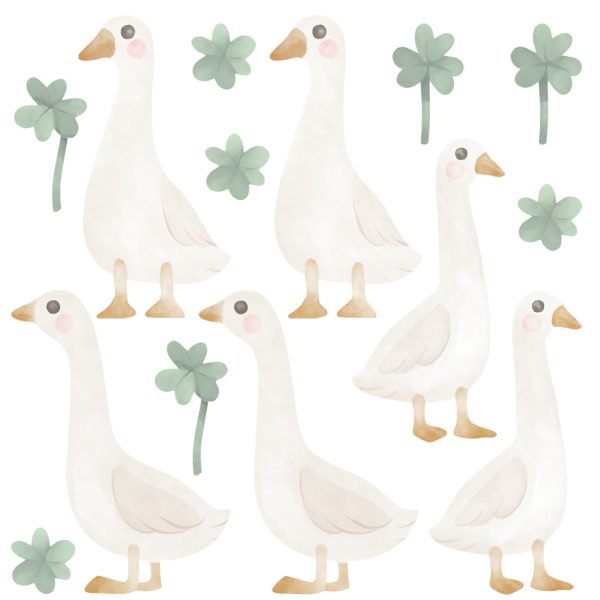 Decalcomania murale Goose Boho