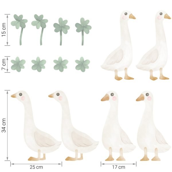Decalcomania murale Goose Boho - immagine 3