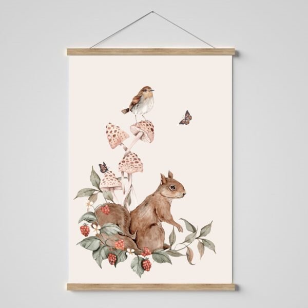 Poster A4+ cornice- Foresta