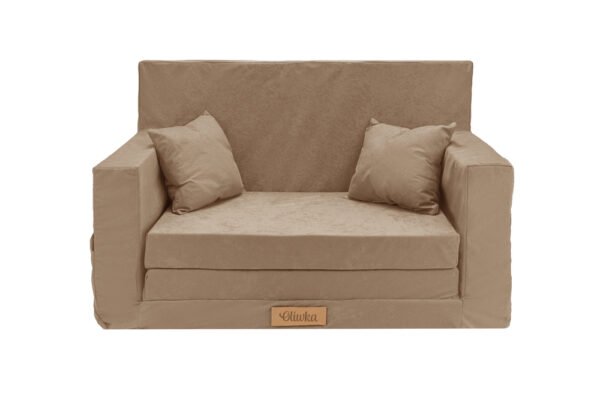 Opvouwbare kinder sofa-beige